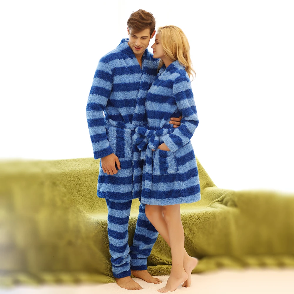 Мужская и женская одежда унисекс для сна из мягкой микрофибры влюбленных
