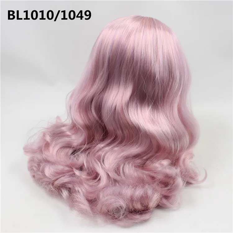 Blyth кукла ледяной RBL головы купол только парик волосы для DIY пользовательские куклы - Цвет: H