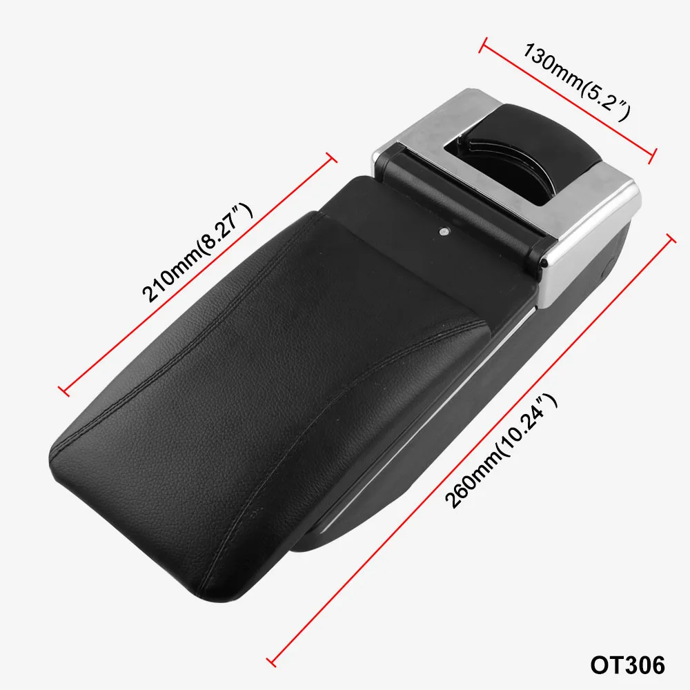 Универсальный Автомобильный Центральный контейнер подлокотник коробка из