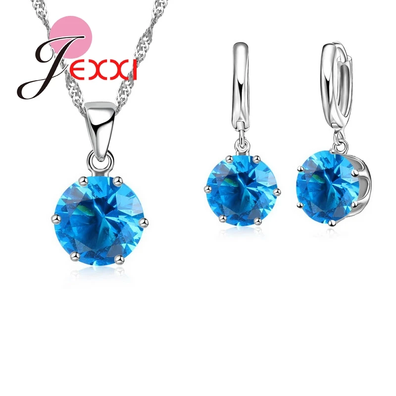 Женский комплект из колье и серёг серебра 925 пробы|jewelry set|set manicuresets |