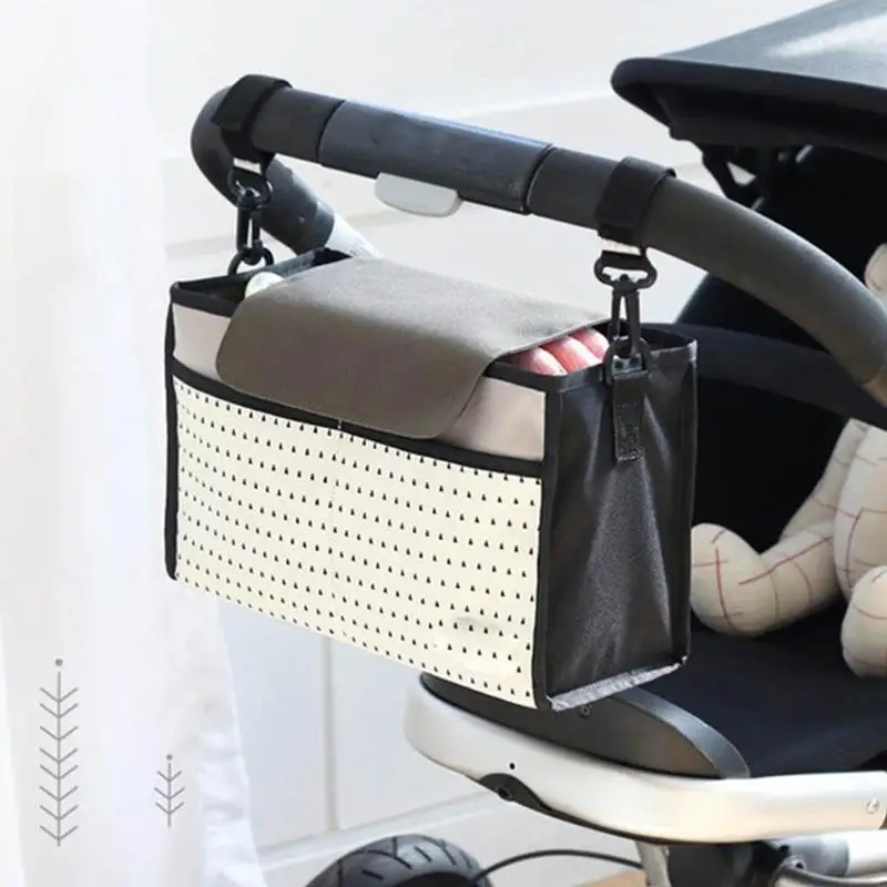 Сумка для хранения детских подгузников Большая вместительная сумка на коляску