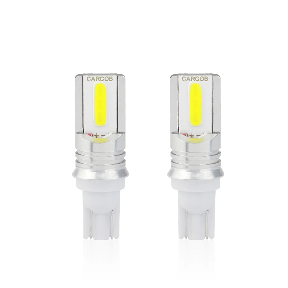 2 шт. хит продаж светодиодный T10 194 168 W5W COB Светодиодный фонарь для парковки авто