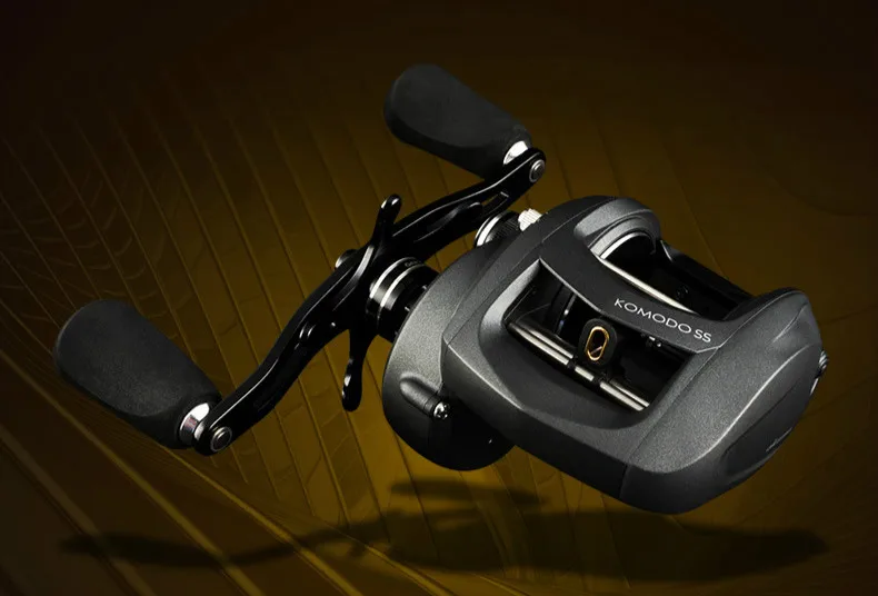 Катушка для baitcasing OKUMA, полностью алюминиевый сплав, 8BB 6,3: 1, подшипник, быстрая скорость, линия намотки, проволока, катушка для медленного отжима, катушка для Baitcast