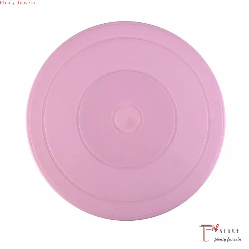 Пластиковый поворотный стол для торта вращающаяся противоскользящая круглая