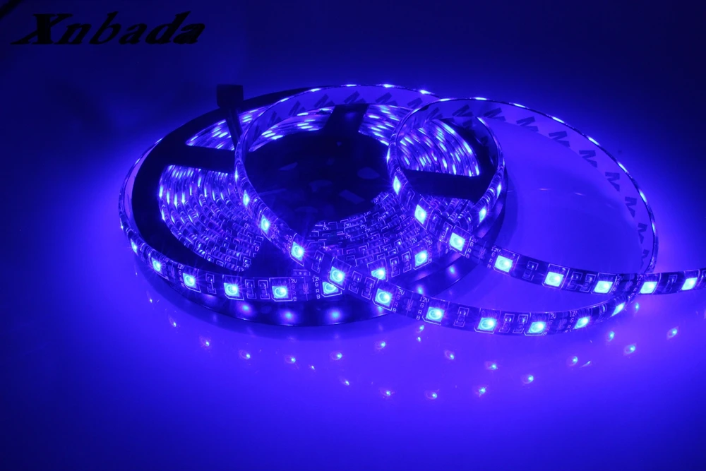 

Xnbada 5050 Flexible Led Strip DC12V,W/WW/R/G/B/Y/RGB 60Led/m Black PCB Led Strip Light IP30/IP65