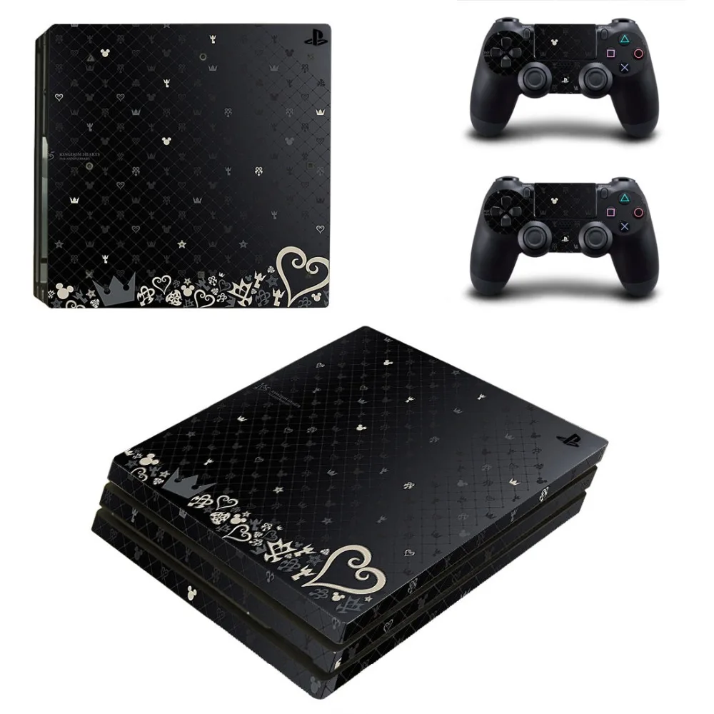 Виниловая наклейка на кожу игровой Kingdom Hearts PS4 Pro для консоли Playstation 4 и 2