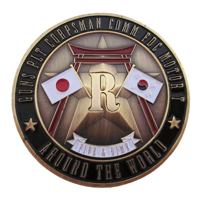 Горячая продажа на заказ плакировка краска монета круглая сувенир Вызов