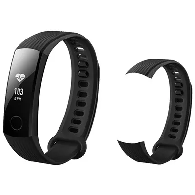 Спортивный браслет на запястье для huawei Honor Band 3, умный фитнес-трекер, браслет для huawei Honor Band 3, ремешок для часов - Цвет ремешка: Black