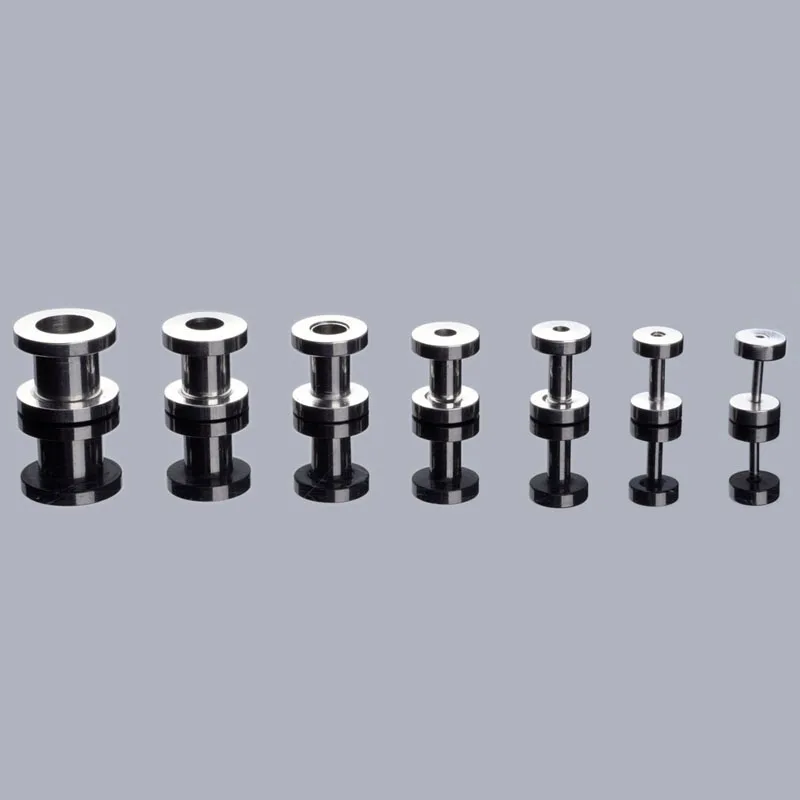 2 шт. туннели Для Пирсинга Ушей из нержавеющей стали|Украшения для тела| |