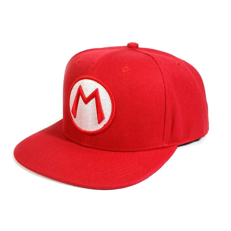 Игра Супер Марио Bros шапки Марио Луиджи Йоши Snapback Бейсболки мультфильм взрослых повседневные Летние солнцезащитные шапки пара кепки в стиле хип-хоп