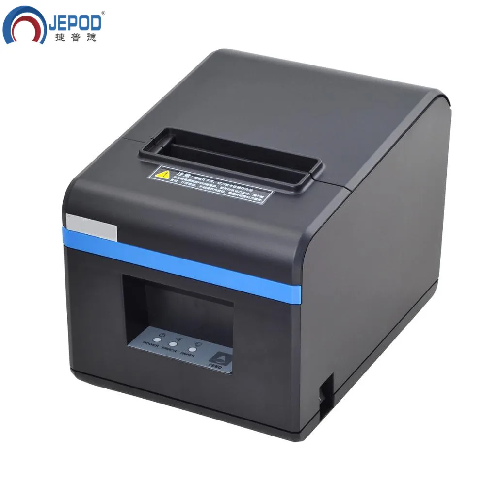 

JEPOD XP-N160II Новое поступление 80 мм авторезак чековый принтер POS принтер USB/LAN/USB + Bluetooth порты для магазина молочного чая