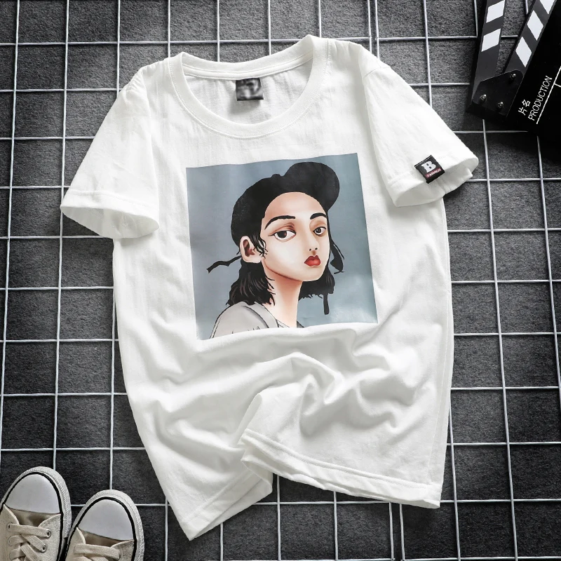 Женская футболка с коротким рукавом и круглым вырезом|Футболки| |