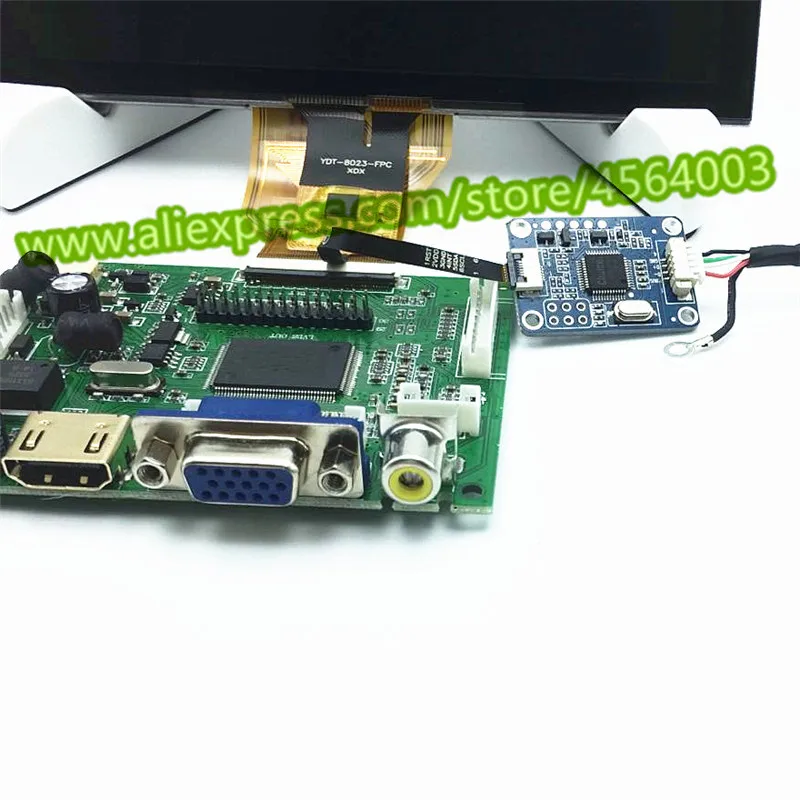 6,5 дюймов 50pin ttl дисплей ЖК-монитор AT065TN14 контроллер драйвер платы ЖК-емкостный сенсорный экран дигитайзер для raspberry pi
