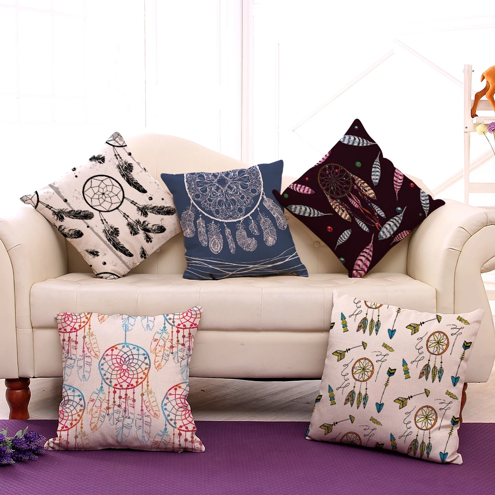 Чехол для диванной подушки с принтом Ловец снов|cushion cover|printed cushion coverpillow case cover |