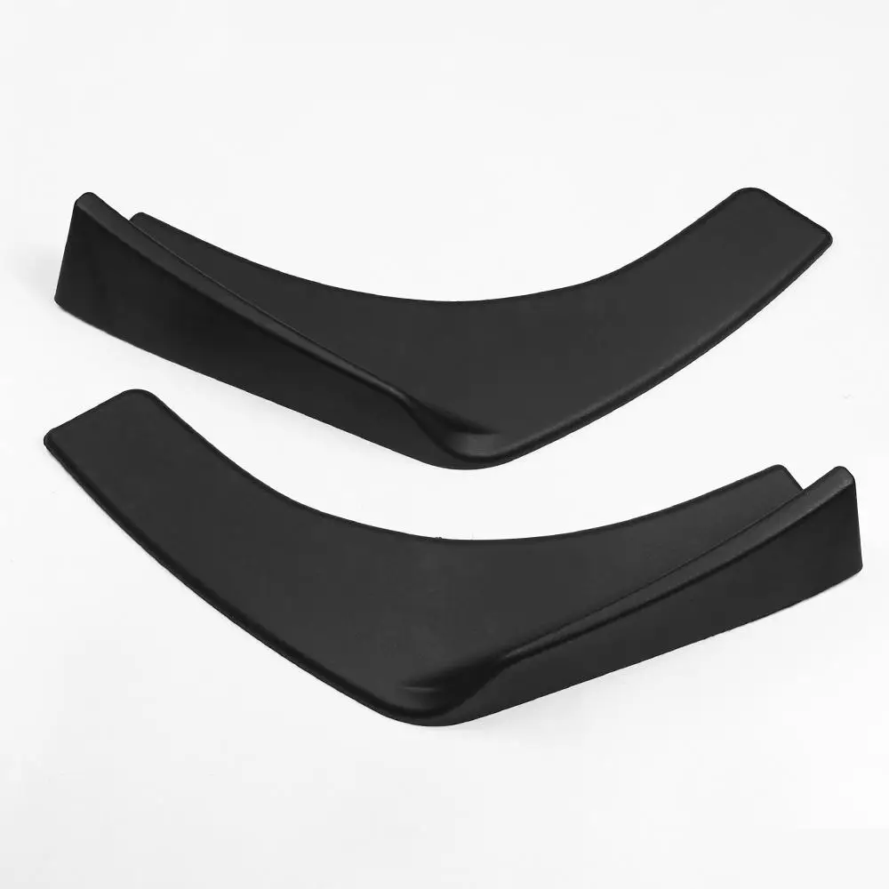 2 шт. Черная передняя Лопата автомобильный гоночный бампер спойлер протектор