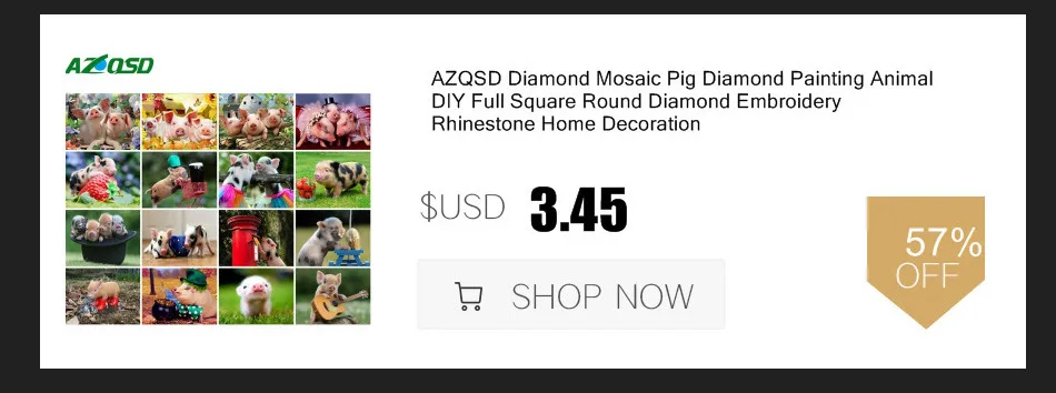 AZQSD Алмазная мозаика Лебедь Алмазная картина животное DIY Полная квадратная круглая Алмазная вышивка стразы украшение дома