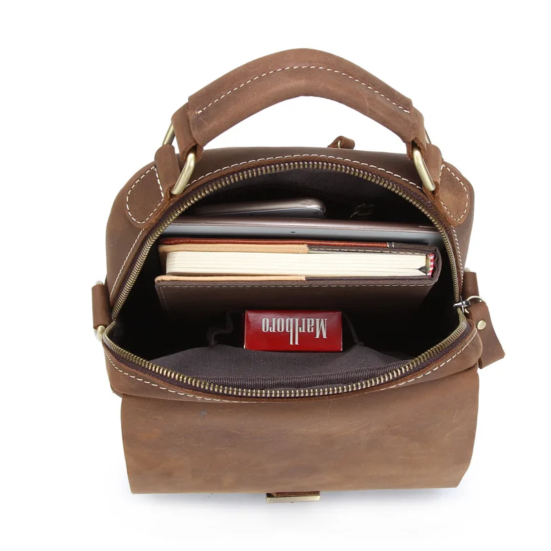 

New Messenger Bag Fashion Genuine Cowhide Leather Handbag Crossbody Shoulder Sling Bag's Briefcase PortfolioBags For MS1766