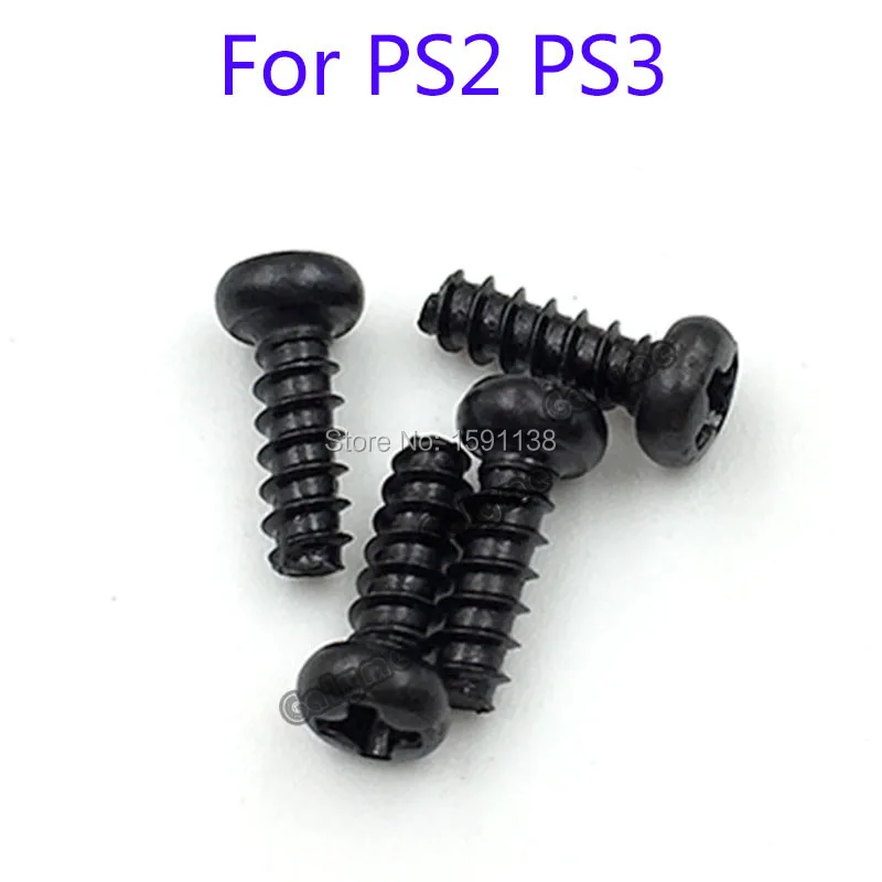 10 шт./лот новые черные Замена винтов с крестообразной головкой для Play Station PS2 PS3