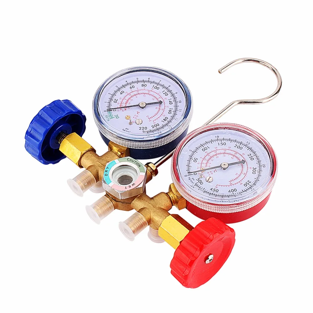 R22 R12 R502 A/C диагностический Манометр Холодильный Кондиционер набор инструментов sn