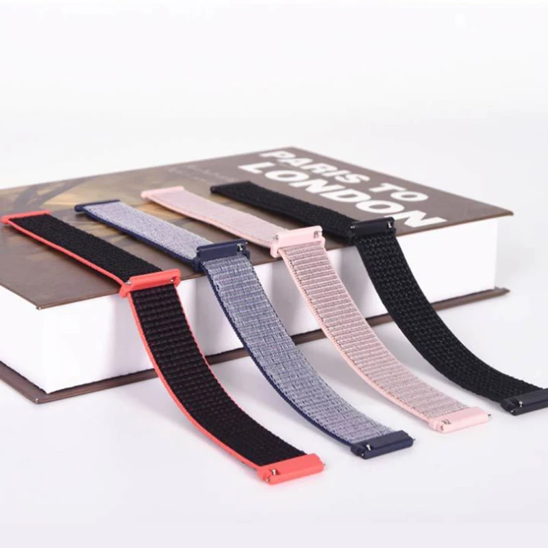 Нейлоновый ремешок-петля для Amazfit ремешок Bip Браслет спортивный дышащий браслет для Huami GTR 47 мм GTS смарт-ремешок аксессуары