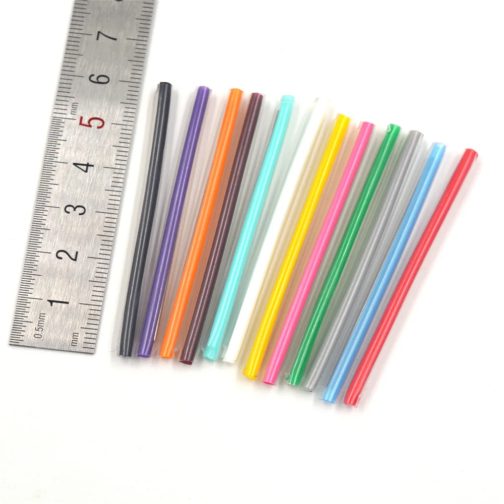 12 Opaque Colors Fiber Optic Fusion Splice Protection Sleeves Colorful Heat Shrinkable tube OD2.7 60mm -1200pcs