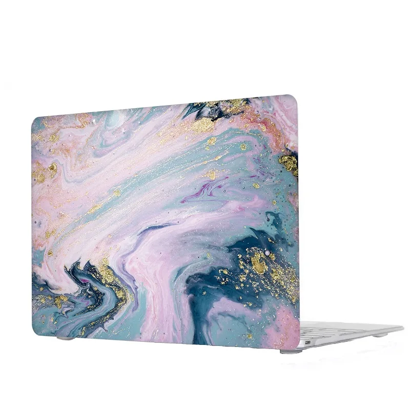 Чехол для ноутбука с мраморным принтом для MacBook Air retina Pro 11 12 13 15 для Mac Book New Pro 13 15 New Air 13,3+ с сенсорной панелью