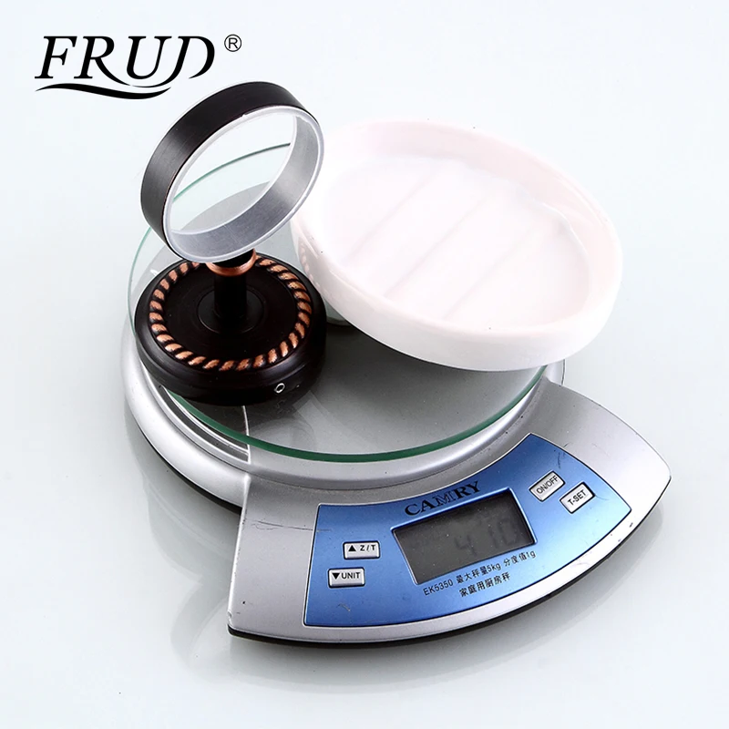 Черный держатель для мыла FRUD корзина Товары ванной комнаты твердая керамика