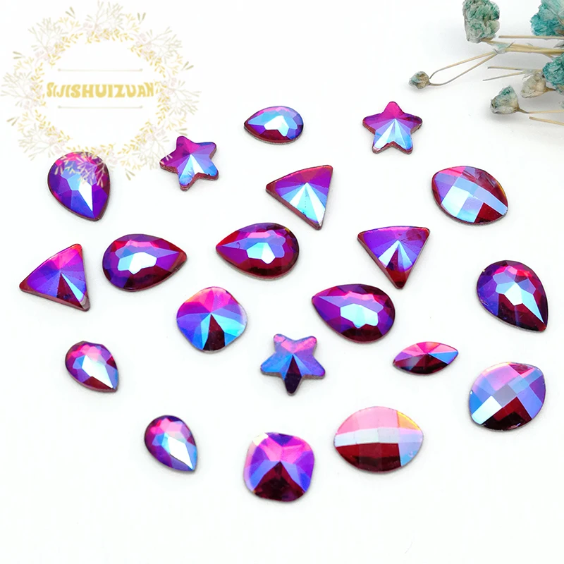 Новинка новинка разные Красные Стразы AB для самостоятельного изготовления