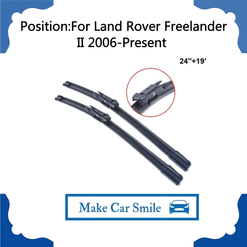 

Резиновый стеклоочиститель для автомобиля Land Rover Freelander II 2006-gift 24 ''+ 19''