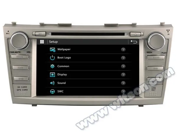 Специальный автомобильный DVD 8 &quotдля Toyota Camry XV40 2007-2011 с поддержкой системы