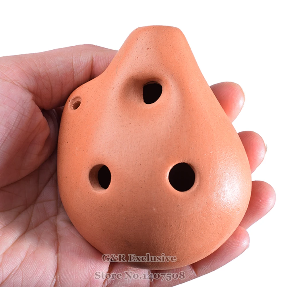 Китайская керамика Окарины Флейта 6 отверстий ALTO C Мини Подвеска okarino flauta AC ручная