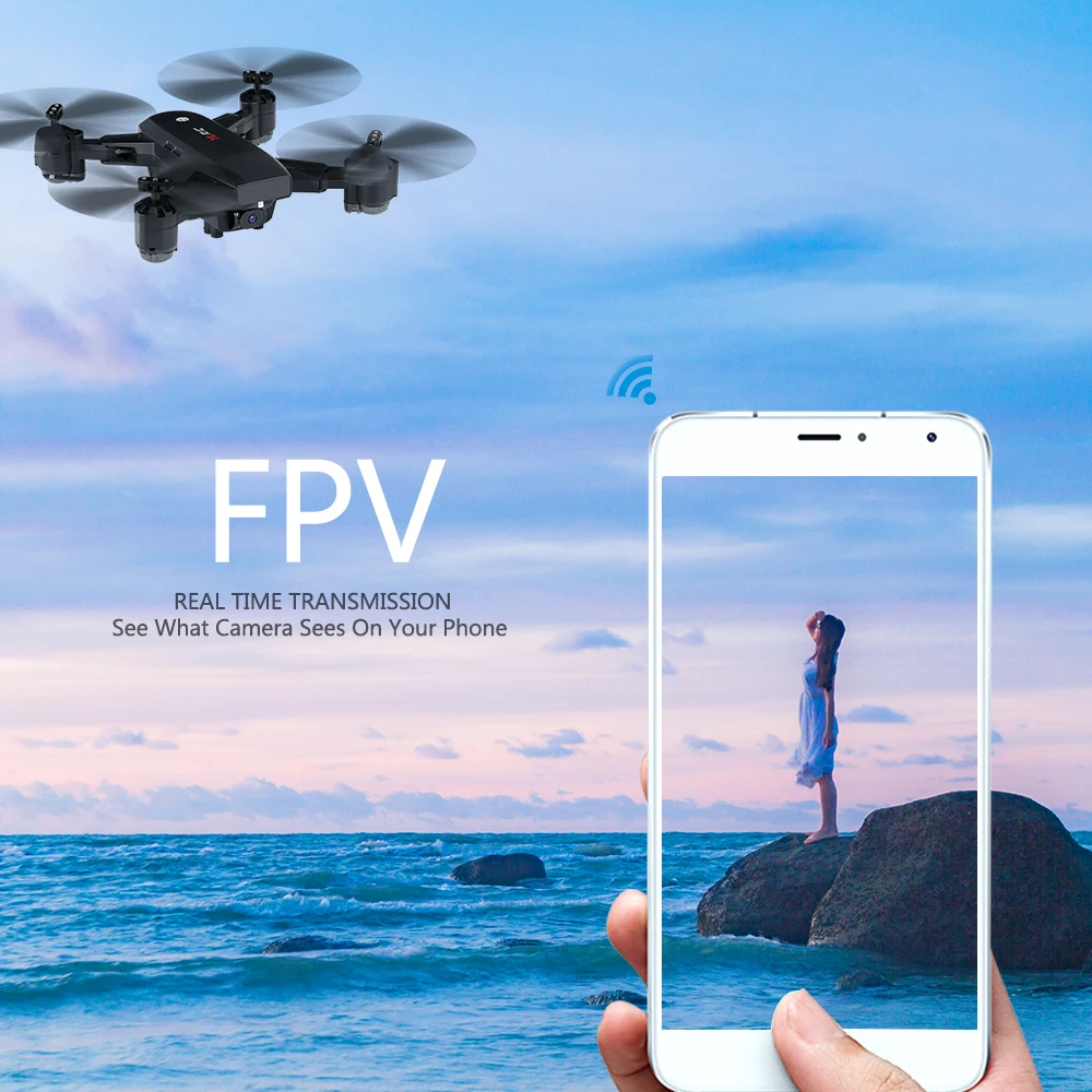YL S30 1080P HD Wifi FPV RC селфи Drone GPS позиционирование Follow Me удержание высоты складной