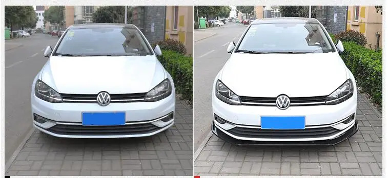 Для Volkswagen Golf 7,5 Комплект кузова спойлер- для Golf ABS задний спойлер передний бампер диффузор защитные бамперы