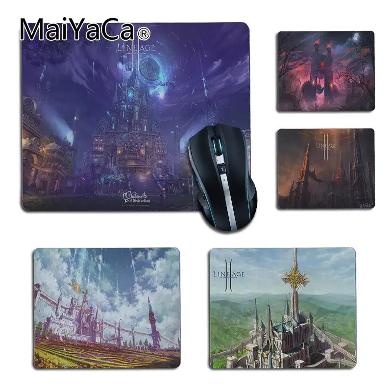 Игровой коврик для мыши MaiYaCa простой дизайн lineage 2 замок небольшой игровой