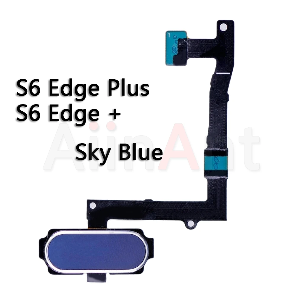 Шлейф датчика отпечатков пальцев для samsung Galaxy S6 G920f S6 Edge Plus G928f G925F Home Flex - Цвет: S6 Plus Sky Blue