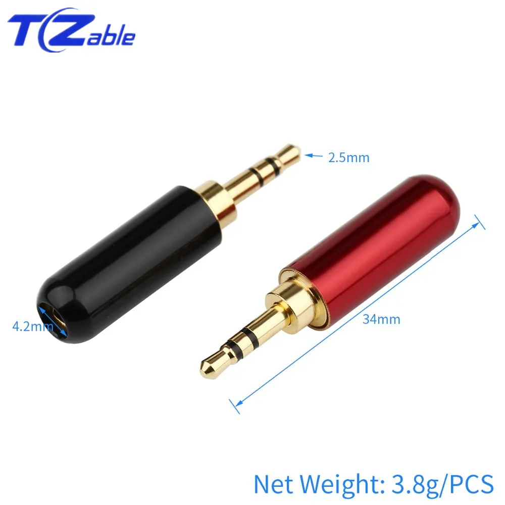 Hi Fi аудиоразъем 2 5 мм 3/4 полюсный адаптер для наушников кабель ремонта паяльный