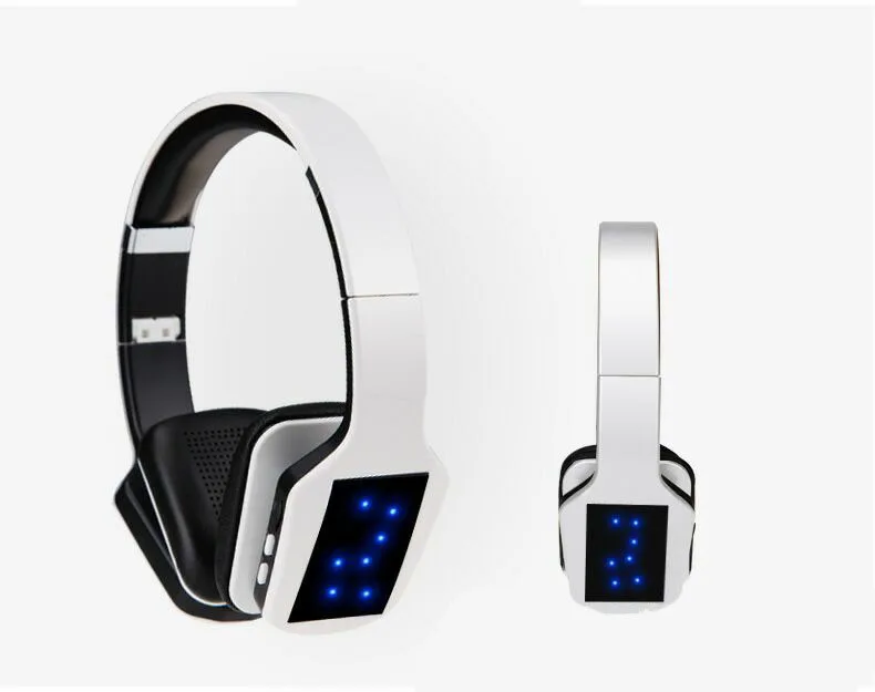 TORTOYO S650 беспроводные наушники Bluetooth гарнитура стерео наушники с микрофоном светодиодный fm-радио для смартфонов компьютер