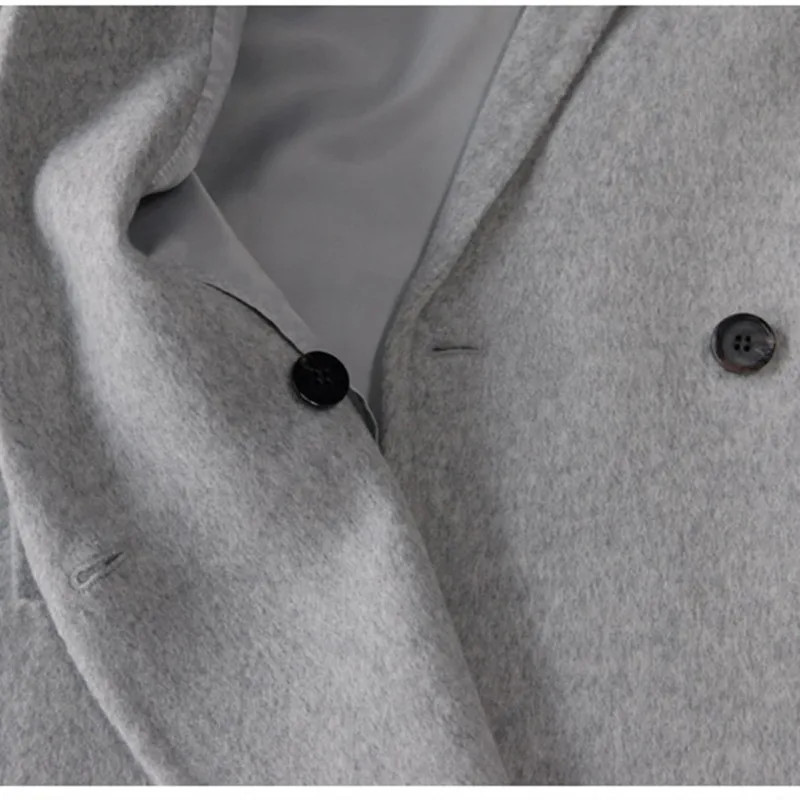 Rugod 2018 длинные шерстяное пальто для женщин Элегантное будущих мам Повседневное