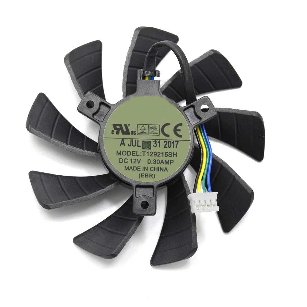 85 мм T129215SH DC 12 В 4Pin 0.30A кулер Замена вентилятора для ZOTAC GTX1060 GTX 1060 MINI 3g видеокарта Охлаждающие вентиляторы