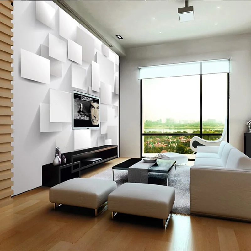 Пользовательские настенная современной 3D стереоскопического большой росписи