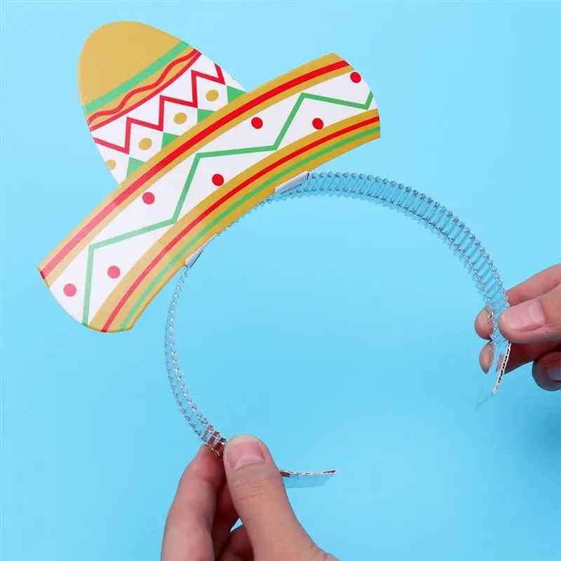 6 шт. вечерние разноцветные аксессуары головные повязки Sombrero|Украшения своими