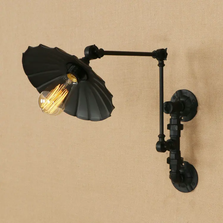 E27 Vintage Industrial Wall Lamp Loft Creative Swing Arm Sconce Balcony Stair Porch Restaurant Bar Bedroom Light Home | Лампы и