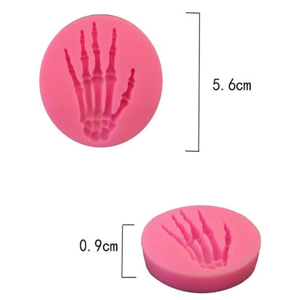 Женский скелет ручной Хэллоуин ужасное моделирование Жидкая силиконовая форма