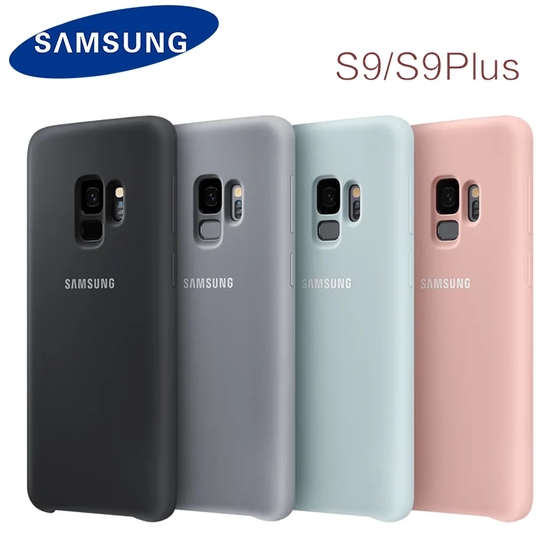 100% оригинальный samsung S9 Plus силиконовый чехол для Galaxy G960 G965 водонепроницаемый и