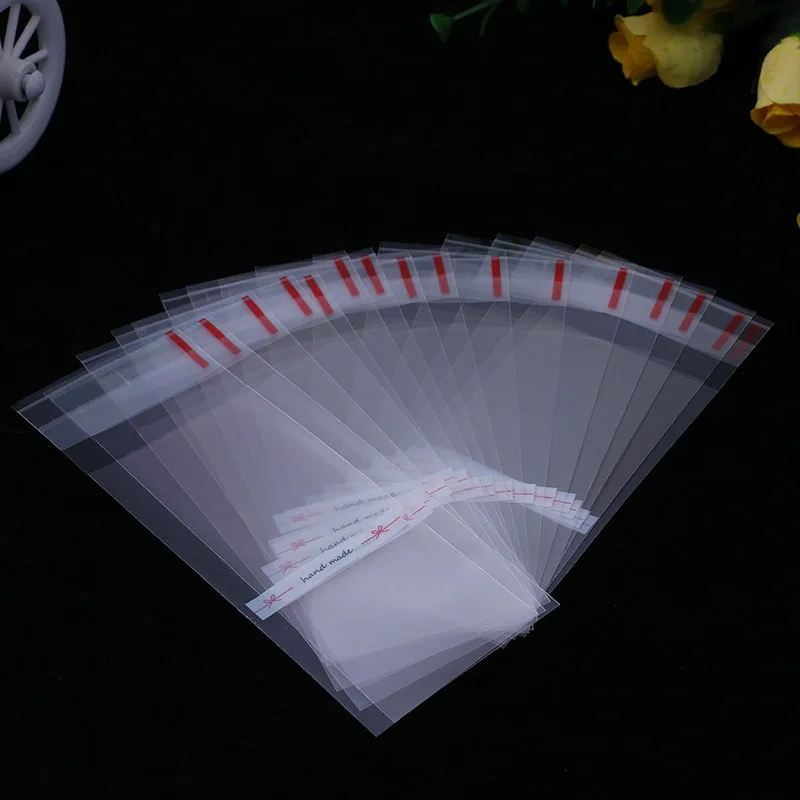 Style 6 100 шт./лот, Новое поступление, мини пластиковая упаковка для капкейков печенья, обертки, пакеты, Opp, самоклеющиеся, подарок, конфетная помада, посылка - Цвет: Style 6