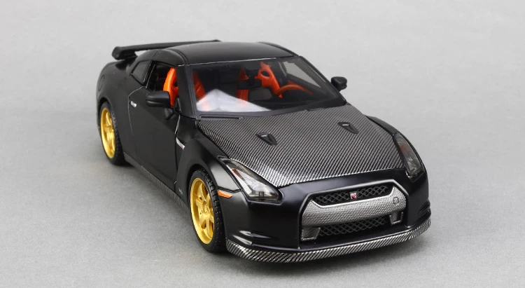 Литые игрушки для автомобилей, модель автомобиля GTR, супер спортивные автомобили, модель из сплава, модель автомобиля, гибкое вращение, игрушки для детей, подарки, игрушки