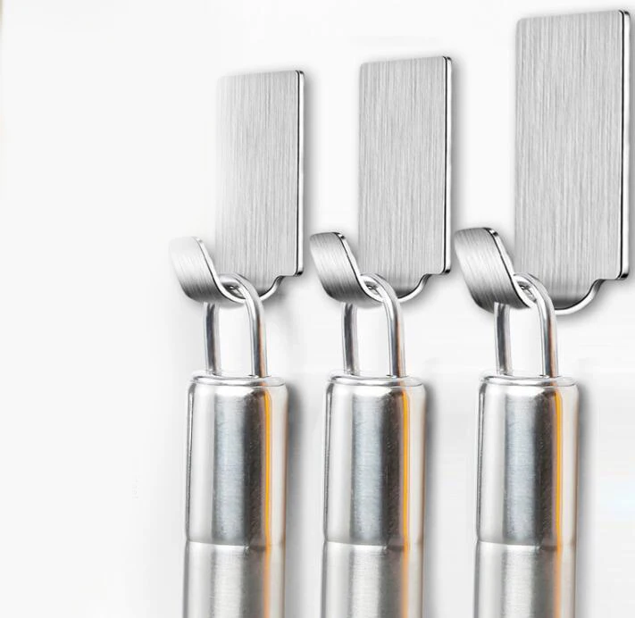 ORGANBOO 5 шт./компл. из нержавеющей стали Сильный крючок для кухни ванной