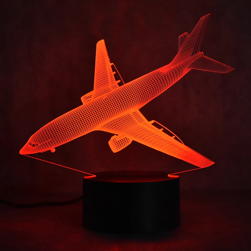 Новинка 3D оригинальная настольная лампа USB прикроватный ночник для сна