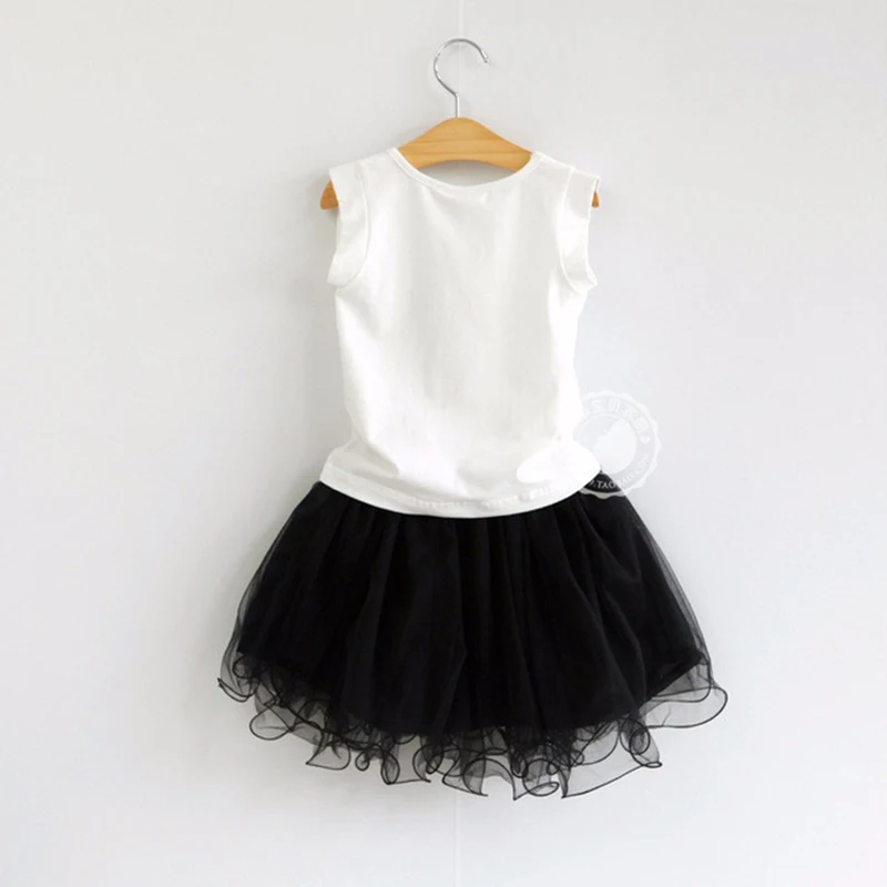 GEMTOT/Детский комплект 2019 г. Летний Новый Модный для девочек хлопковый топ без