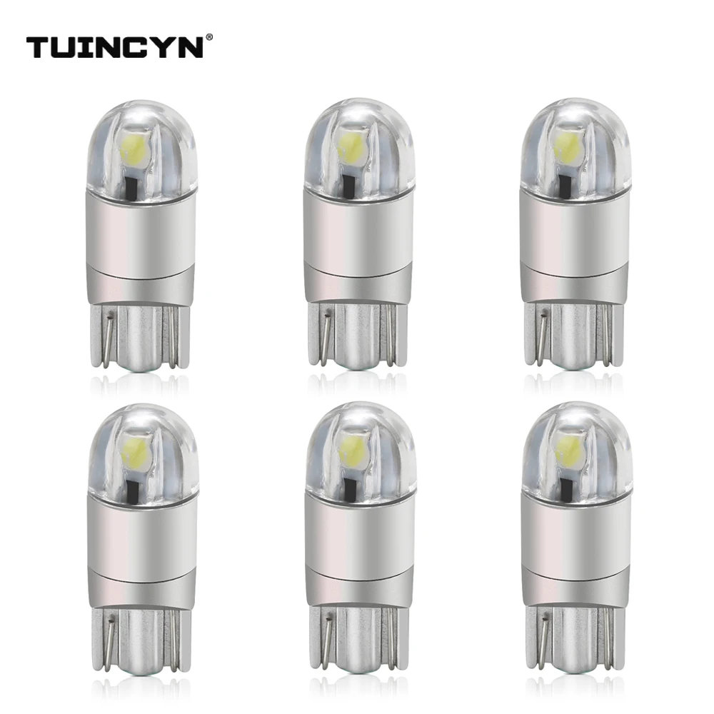 TUINCYN 6 шт. T10 W5W 194 автомобильные лампочки Led Сигнал поворота Парковка светло